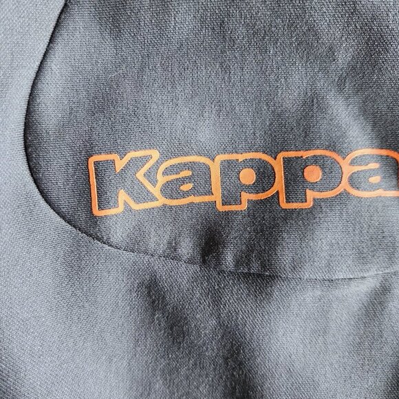 Kappa Jacket Men's Size XL Active Training Full Zip Long Sleeve Grey with Orange - Picture 5 of 11
